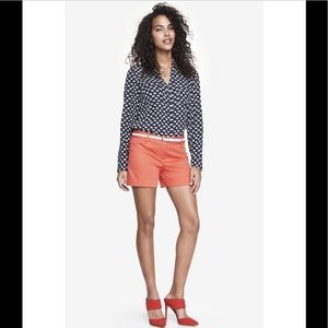 Pink Express cuffed shorts!